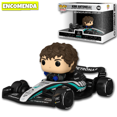 PRÉ-VENDA: Funko Pop! Ride Super Deluxe Mercedes-AMG Petronas - Kimi Antonelli 160