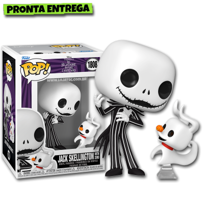 Funko Pop! The Nightmare Before Christmas Patchwork - Jack Skellington with Zero 1808